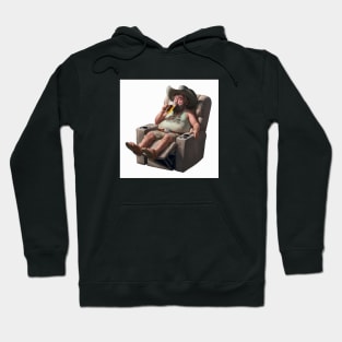 The Recline of Western Civilization Hoodie